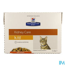 Afbeelding in Gallery-weergave laden, Hills Prescrip.diet Feline Kd Maaltijdzakje 12x85g
