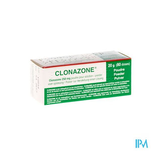Clonazone 250mg Pdr Voor Oplossing Tube 20g