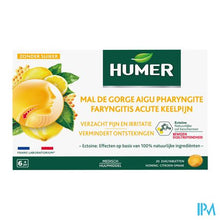 Afbeelding in Gallery-weergave laden, Humer Faryngitis Acute Keelpijn Honing&citr.past20
