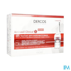 Vichy Dercos Aminexil Clinical 5 Women Amp 21x6ml