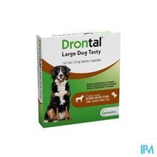 Afbeelding in Gallery-weergave laden, Drontal Large Dog Tasty 525/504/175mg Comp 1x2
