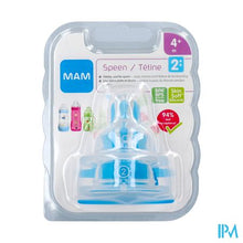 Afbeelding in Gallery-weergave laden, Mam Care Milk Speen Sil Vloed 2 Z/bisph.a
