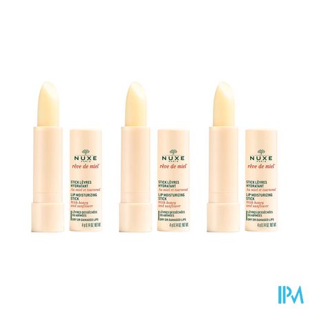 Nuxe Reve De Miel Trio Stick Lippen Hydra 3x4g