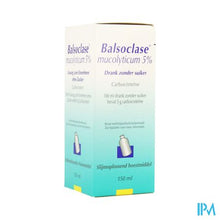 Afbeelding in Gallery-weergave laden, Balsoclase Mucolyticum Sir 150ml
