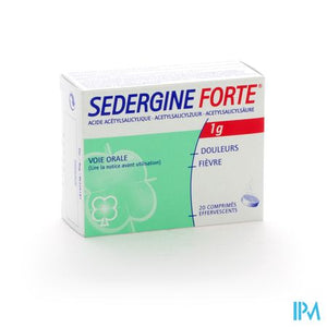 Sedergine Forte 1g Bruistabletten 20