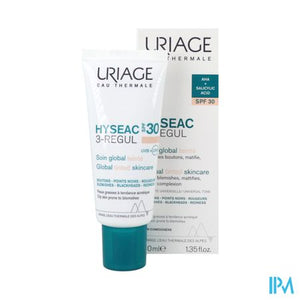 Uriage Hyseac 3regul Soin Global Teinte Spf30 40ml