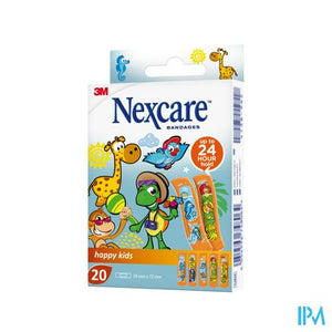 Nexcare 3m Happy Kids Strips 20 N0920nlw