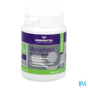 Mannavital Mariadistel Platinum V-caps 60