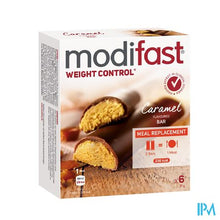 Load image into Gallery viewer, Modifast Intensive Weight Loss Caramel Bars 6x31g
