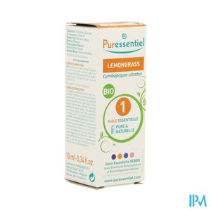 Puressentiel Eo Lemongrass Bio 10ml