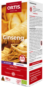 Ortis Ginseng Bio Fl 500ml
