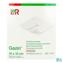Load image into Gallery viewer, Gazin Cp Fendue Steriel 10x10cm 8p 2x50 13522
