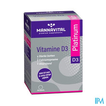 Afbeelding in Gallery-weergave laden, Mannavital Vitamine D3 Platinum Caps 90

