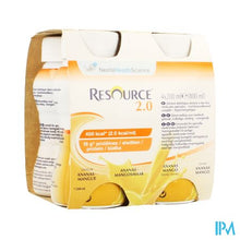 Afbeelding in Gallery-weergave laden, Resource 2.0 Ananas-mango 4x200ml 12314415
