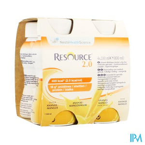 Resource 2.0 Ananas-mango 4x200ml 12314415