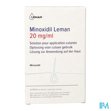 Load image into Gallery viewer, Minoxidil Leman 20mg/ml Opl Cutaan Gebruik 3x60ml

