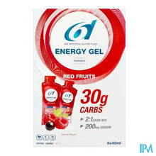 Afbeelding in Gallery-weergave laden, 6d Sixd Energy Gel Red Fruits 6x40ml

