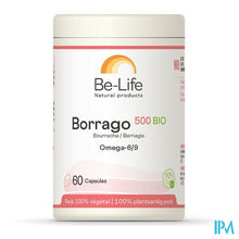 Afbeelding in Gallery-weergave laden, Borrago 500 Be Life Bio Caps 60
