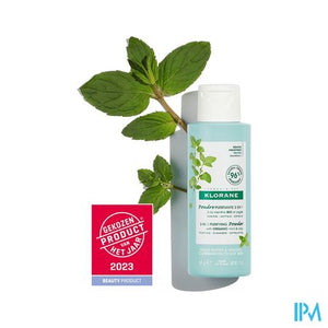 Klorane Gezicht Munt Aquatic Zuiverend Poeder 50g