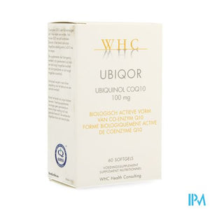 UbiQor Ubiquinol 100mg Softgels 60