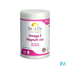 Load image into Gallery viewer, Omega 3 Magnum 1400 Be Life Caps 90 Pf01212
