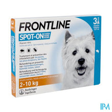 Afbeelding in Gallery-weergave laden, Frontline Spot On Hond 2-10kg Pipet 3x0,67ml
