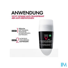 Load image into Gallery viewer, Vichy Homme Deo Roller Gevoelige Huid 48u 50ml
