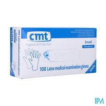 Load image into Gallery viewer, Cmt Handschoenen Latex Wit Lp S 100
