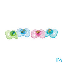 Load image into Gallery viewer, Nuby PastelsTM Ovale fopspeen - 6-18m
