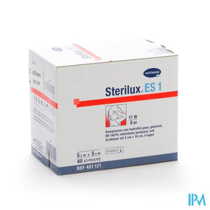 Sterilux Es1 Kp Ster 8pl 5,0x 5,0cm 40 2050160