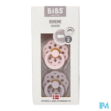Load image into Gallery viewer, Bibs 2 Fopspeen Boheme Duo Blossom/lilac 2
