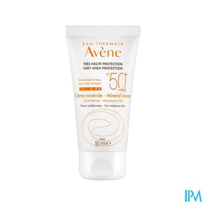 Avene Zonnecreme Minerale Z.hoge Besch.spf50+ 50ml