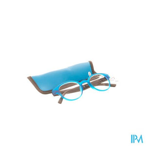 Pharmaglasses Leesbril Round +1.50 Blue/black