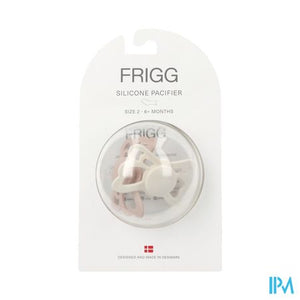 Frigg Fopspenen Butterfly T2 Silicon Cream/blush 2