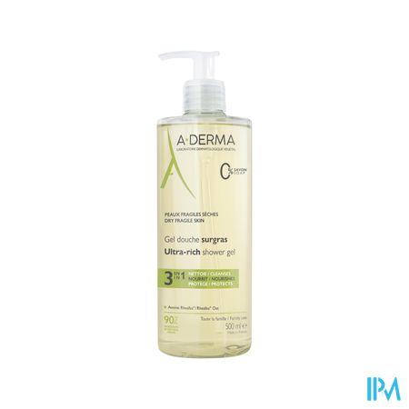 Aderma Douchegel Overvet 500ml