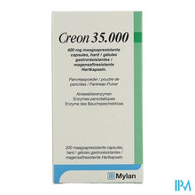 Afbeelding in Gallery-weergave laden, Creon 35000 420mg Maagsapresist Harde Caps200 Hdpe
