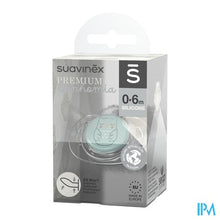 Afbeelding in Gallery-weergave laden, Suavinex Bonhomia Soother Sili.flat 0/6m Owl Green
