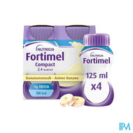 Fortimel Compact 2.4kcal Banaan 4x125ml