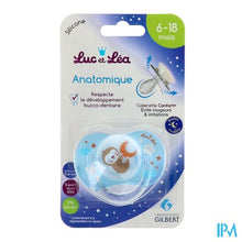 Afbeelding in Gallery-weergave laden, Luc&lea Fopspeen Nacht Ana 6-18m Ring Luiaard
