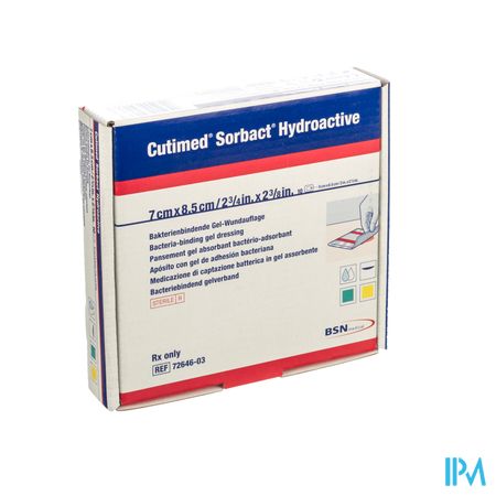 Cutimed Sorbact Hydroactive 7x 8,5cm 10 7264603