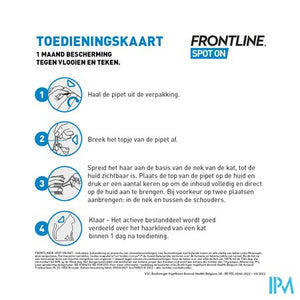 Frontline Spot On Kat Pipet 3x0,50ml