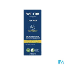 Afbeelding in Gallery-weergave laden, Weleda Men Age Protect 5en1 Serum Multiaction 30ml
