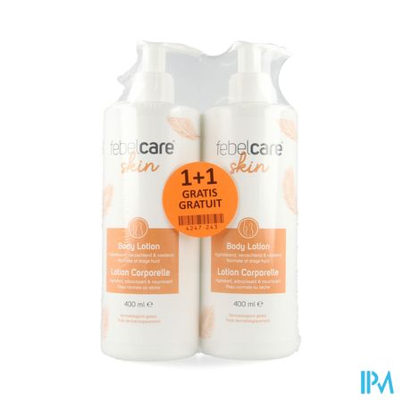 Febelcare Skin Body Lotion 400ml 1+1 Gratuit