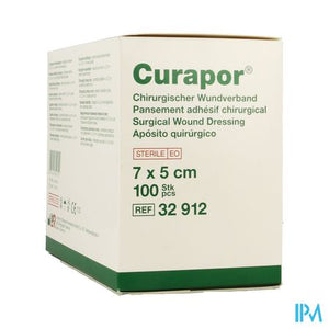 Curapor Verb Chirurg. Steriel 7cmx 5cm 100 32912