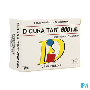 D-cura Tab 800 Kauwtabletten 84