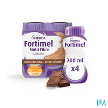 Load image into Gallery viewer, Fortimel Multifiber 1.5kcal Chocolade 4x200ml
