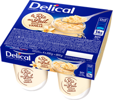 Load image into Gallery viewer, Delical Rijstpap Vanille 4x200g
