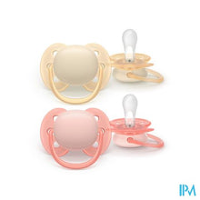 Afbeelding in Gallery-weergave laden, Philips Avent Fopspeen +0m Soft Roze/beige 2
