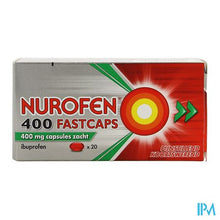 Afbeelding in Gallery-weergave laden, Nurofen 400 Fastcaps Caps 20x400mg
