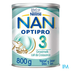 Nan Optipro 3 +1year Growth Milk Pdr 800g